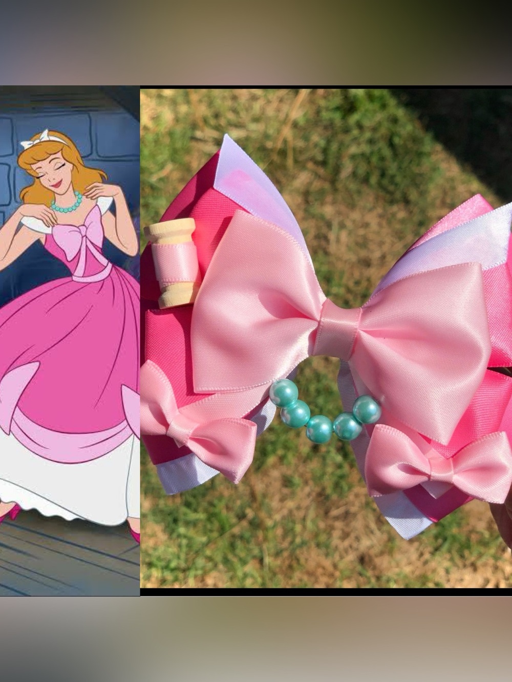 Disney Cinderella Inspired Bow
